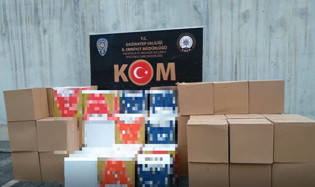 Yüzlerce kaçak makaron ele geçirildi!