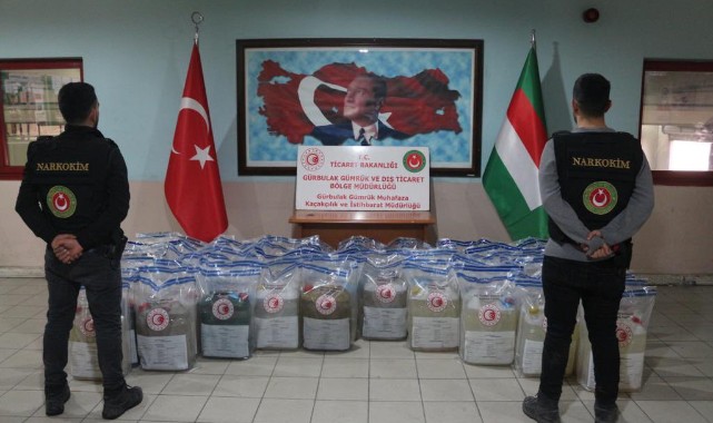 1 tonu aşkın uyuşturucu ele geçirildi