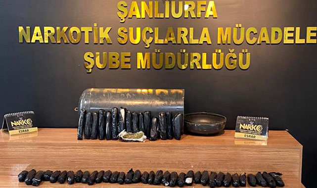 LPG tankı içerisinde esrar sevkiyatı!
