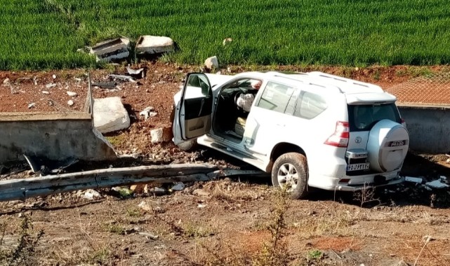 Şanlıurfa’da kaza yapan 4 İranlı yaralandı