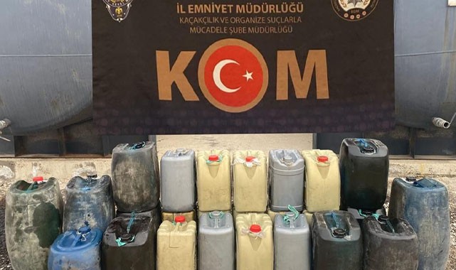 Kaçak akaryakıt ele geçirildi! 2 gözaltı