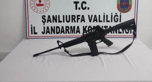 Suruç'ta uzun namlulu silah ele geçirildi