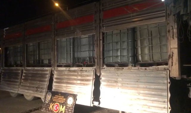 56 bin litre kaçak akaryakıt ele geçirildi!