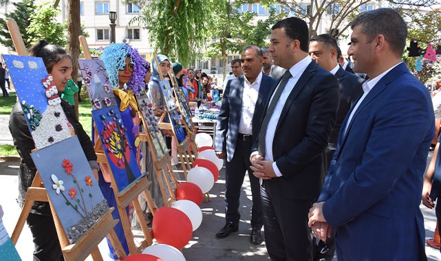 Meslek lisesi öğrencileri hünerlerini sergiledi!