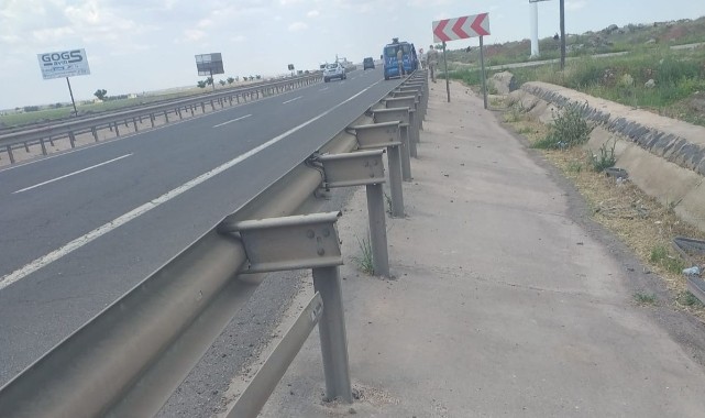  Şanlıurfa'da bariyer hırsızı suçüstü yakalandı
