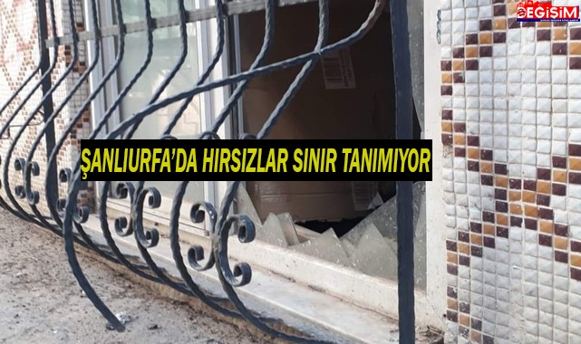 Şanlıurfa’da hırsızlık olayları artıyor!