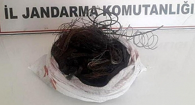 Kablo hırsızları yakalandı!
