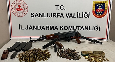 Kaleşnikof ve mermi ele geçirildi!