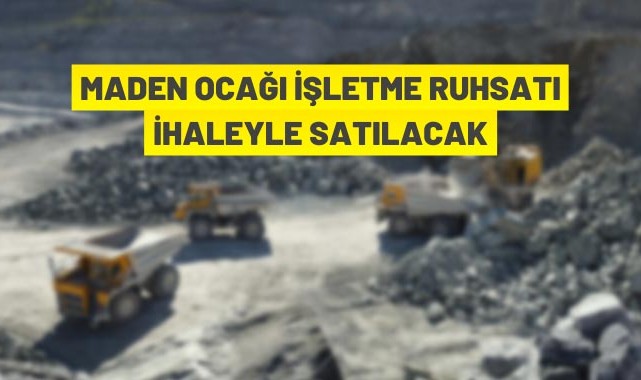Maden işletme ruhsatı icradan satılıktır