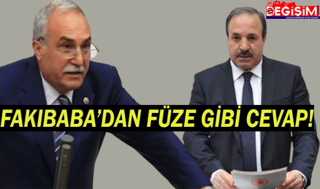 Fakıbaba isim vermeden Özcan'a yanıt verdi