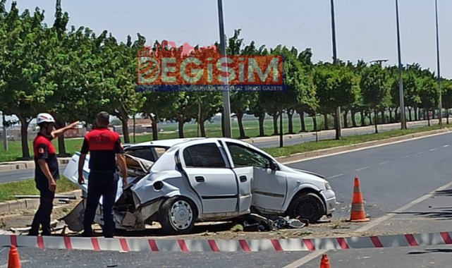 Şanlıurfa’da araç patladı! Sürücü son anda kurtuldu!