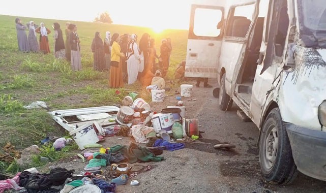 Urfalı tarım işçileri kaza geçirdi! 2 ölü, 17 yaralı
