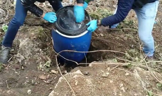 Uyuşturucuyu toprağa gömdü, yine de kaçamadı!