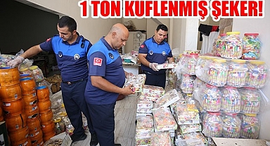 Eyyübiye'de 3 kamyon bozuk gıda ele geçirildi!