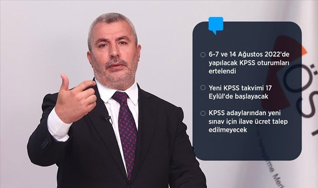 KPSS sınavı iptal edildi! Yeni sınav tarihi açıklandı