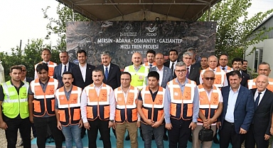 Mersin-Gaziantep arası 2 saat 15 dakikaya inecek