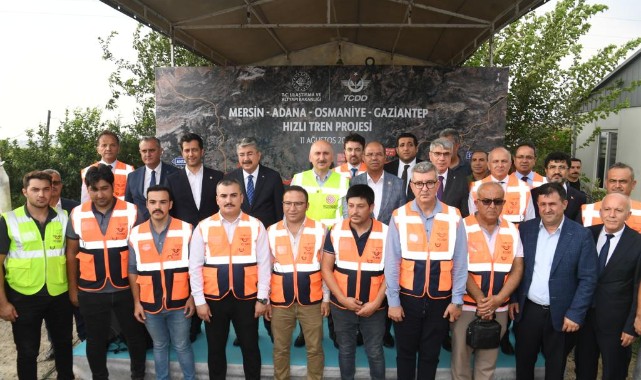 Mersin-Gaziantep arası 2 saat 15 dakikaya inecek