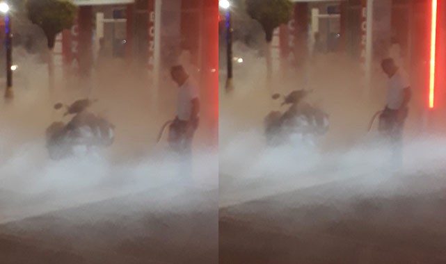 Motosiklet sürücüsü ölümden döndü!