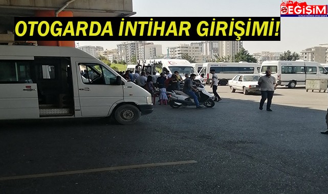 Şanlıurfa otogarında intihar vakası!