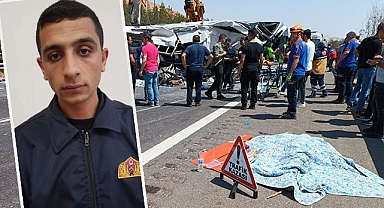 Şanlıurfalı itfaiye personeli dünkü kazada hayatını kaybetti