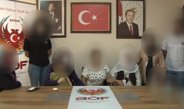  Teslim olan terörist Batman’da ailesiyle buluşturuldu