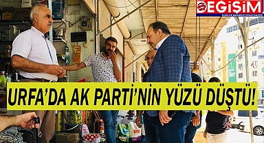 Urfalı Esnaf Ak Parti Milletvekiline yüz vermedi!