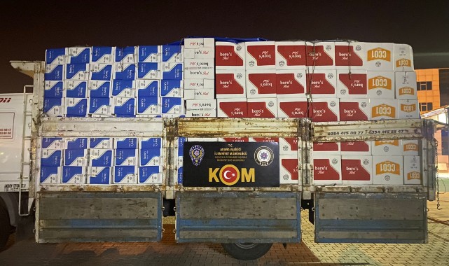 13 milyon kaçak makaron ele geçirildi!
