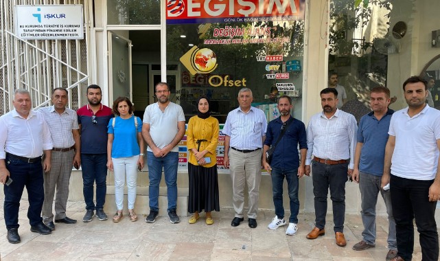 Başkan Yeşil'den gazeteci Topal'a ziyaret
