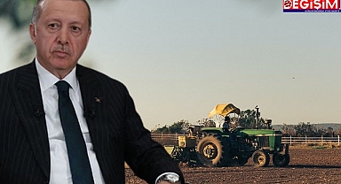Cumhurbaşkanı Erdoğan'dan çiftçilere müjde!