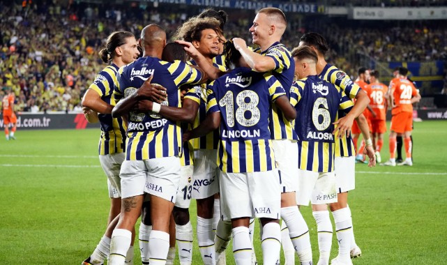 Fenerbahçe'nin galibiyet sevinci