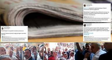 Gazetecilere çirkin saldırı!