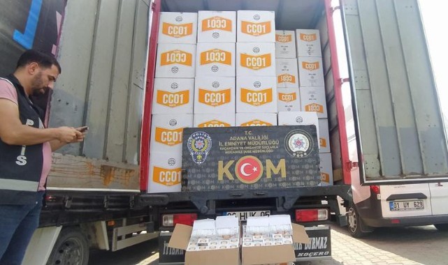 Kaçak makaron ve doldurulmuş sigara yakalandı!