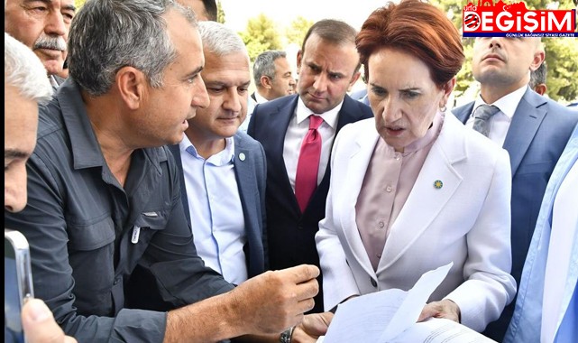 Urfalı çiftçi Akşener’in yolunu kesti
