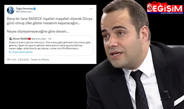Urfalı Ekomomist yine tepki gösterdi!