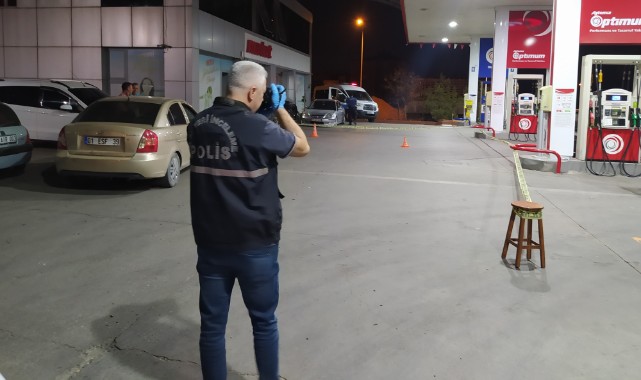 Akaryakıt istasyonuna silahlı saldırı: 2 Yaralı
