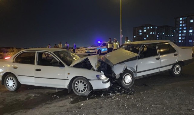 Akşam saatlerinde korkutan kaza!