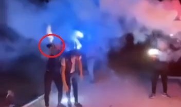 Asker uğurlamasında korku dolu anlar