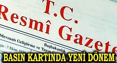 Basın kartı alacaklar dikkat!