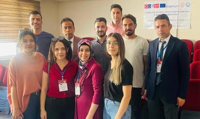 Erasmus ile personel ve öğretmenler Barcelona'ya gitti