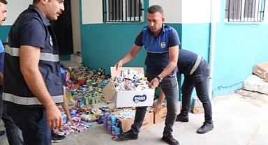 Haliliye’de tarihi geçmiş binlerce gıda ürünü imha edildi