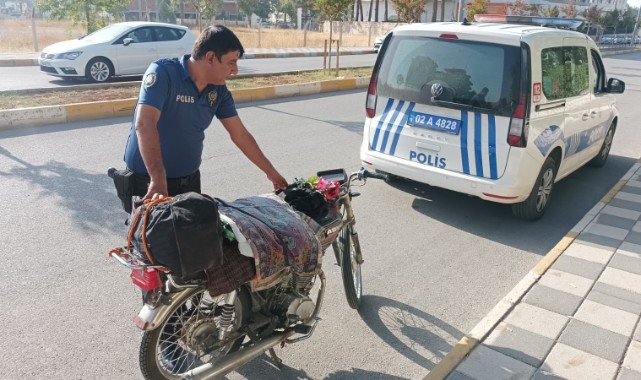 Polisin şüphelendiği motosiklet çalıntı çıktı