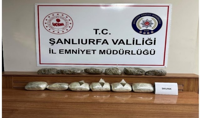 Şanlıurfa’da uyuşturucu operasyonu! 2 gözaltı