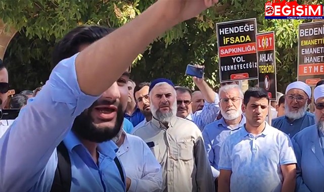 Urfa'da genç protestoyu, protesto etti!