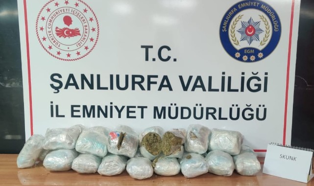 Urfa’da uyuşturucu tacirlerine darbe
