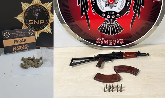 Birecik’te uzun namlulu silah ele geçirildi! 3 gözaltı