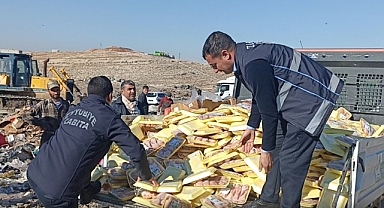Şanlıurfa'da tonlarca tavuk eti imha edildi