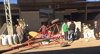 Siverek'te helezonun altında kalan işçi yaralandı