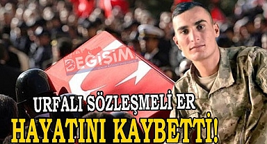 Urfalı asker hastalığa yenik düştü