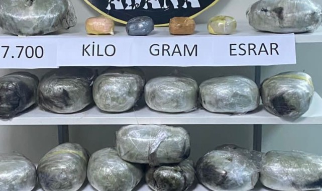 Yedek lastikte 17 kilo esrar ele geçirildi