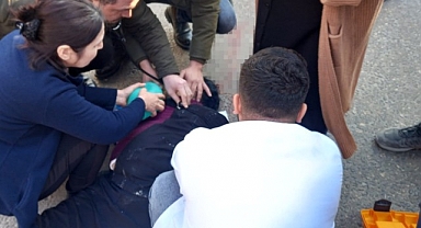 Birecik'te minibüsün çarptığı kadın ağır yaralandı